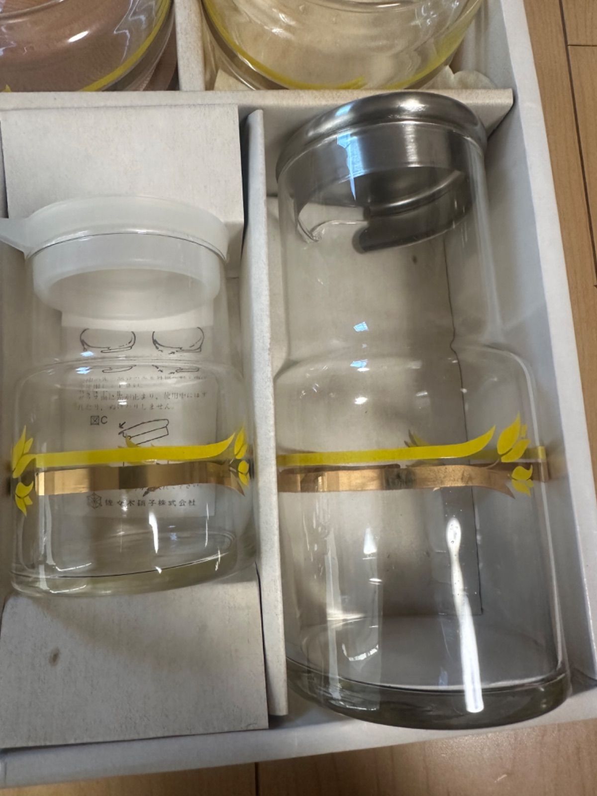 佐々木ガラス 調味料入れ