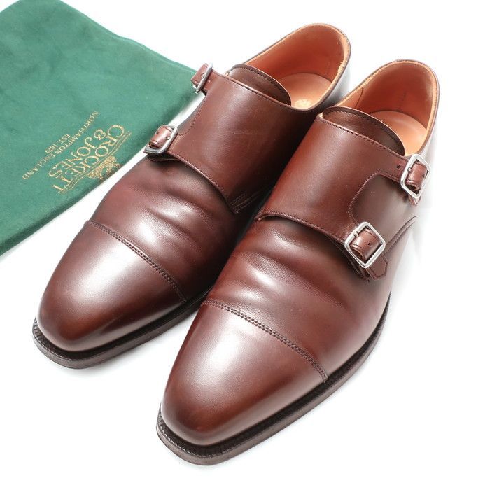 極美品 クロケットアンドジョーンズ CROCKETT&JONES 紳士靴/レザー