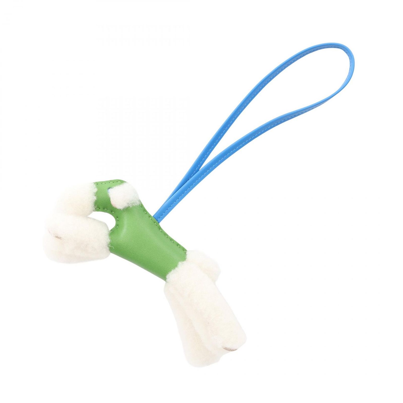 HERMES エルメス バディチャーム ヴェールユッカ ブルーフランス