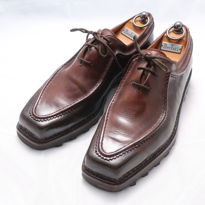 極美品 ベルルッティ Berluti レザーシューズ/ウルティマ/パティーヌ