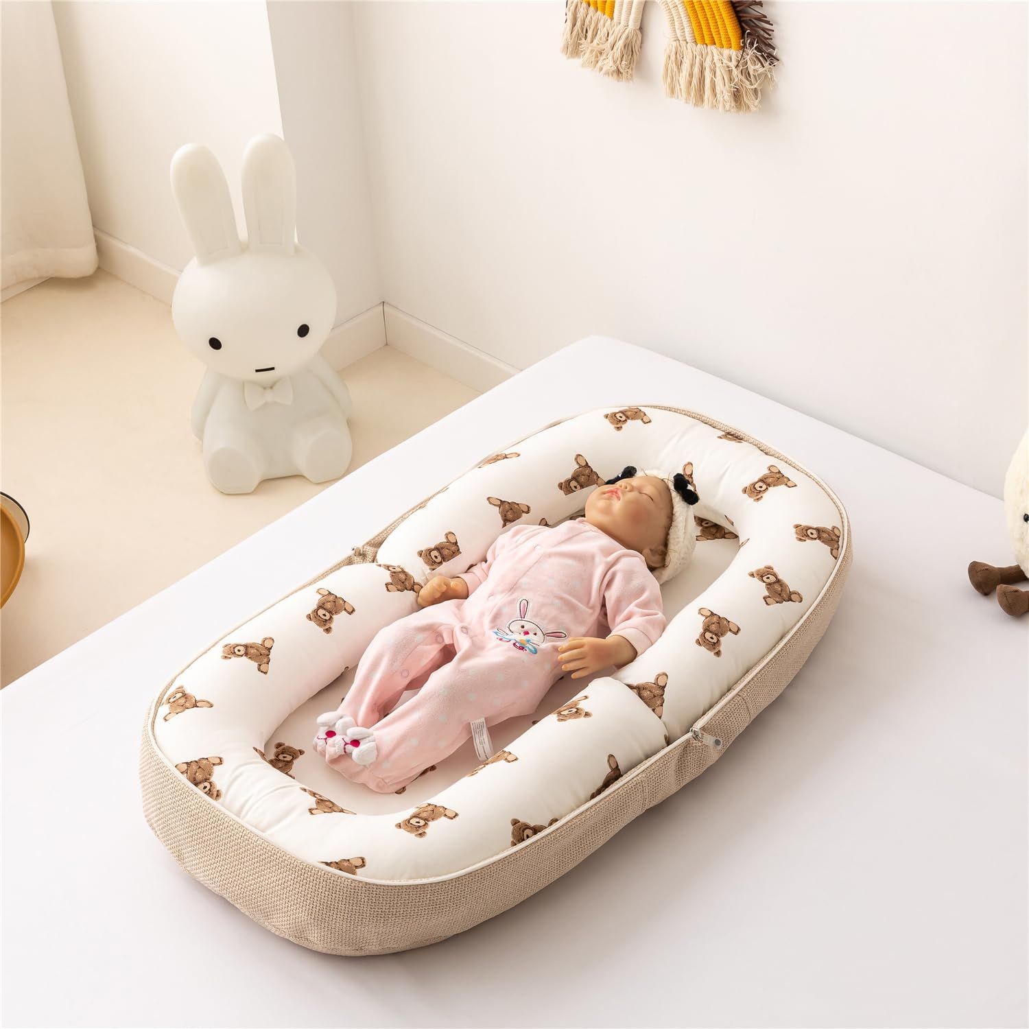  ベビーべっど持ち運び 通気性がよい コンパクト添い寝 べびーべっと 折りたたみ 洗濯 赤ちゃん 新生児 折り畳みベッド ベビーベッド 携帯型 出産祝い ベッドインベッド Lukaedy その他 文房具 事務用品