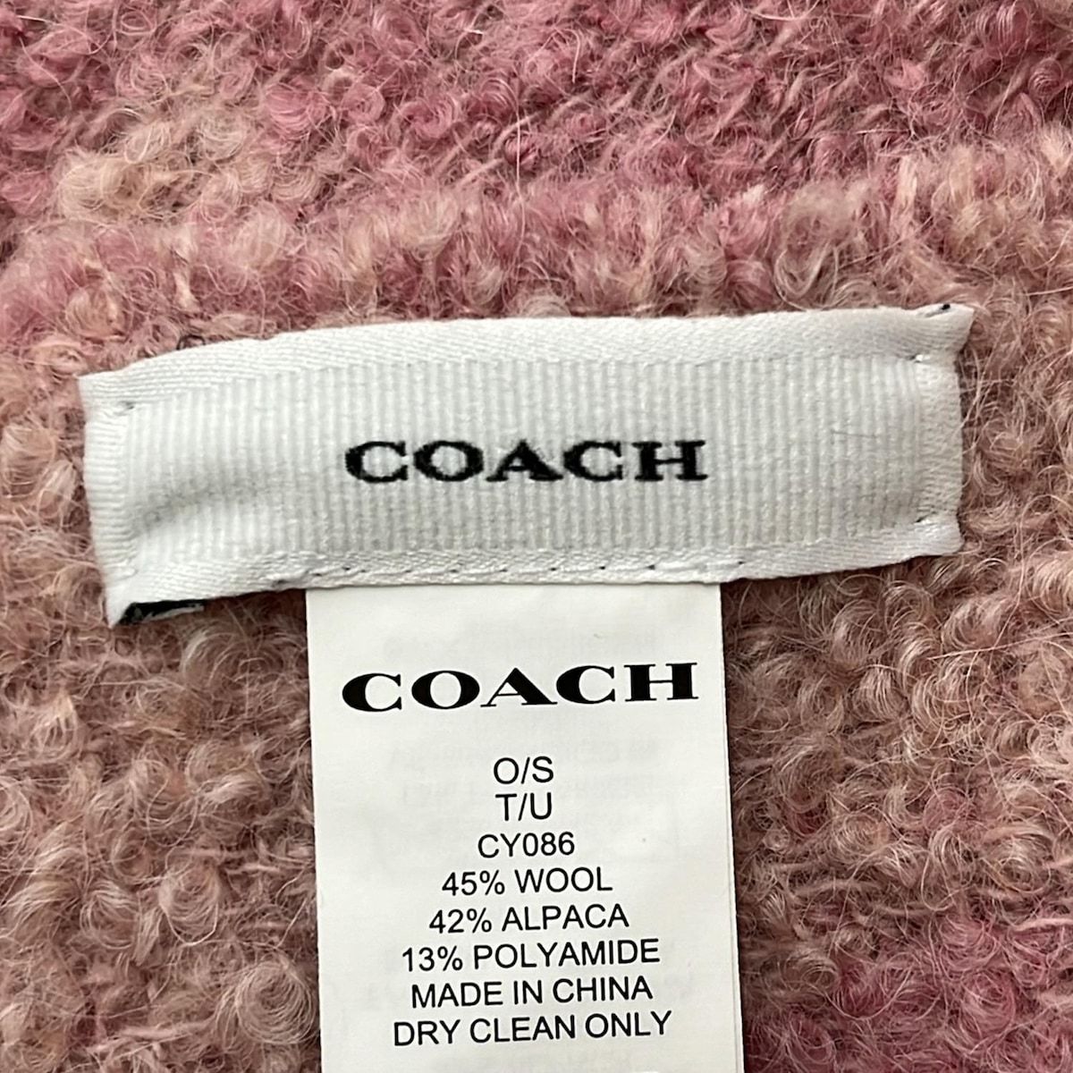 ◆新品 COACHコーチ ジャンボシグネチャー アルパカ混 マフラー◆ 楽天市場】COACH コーチ ジャンボシグネチャー マフラー 全2色