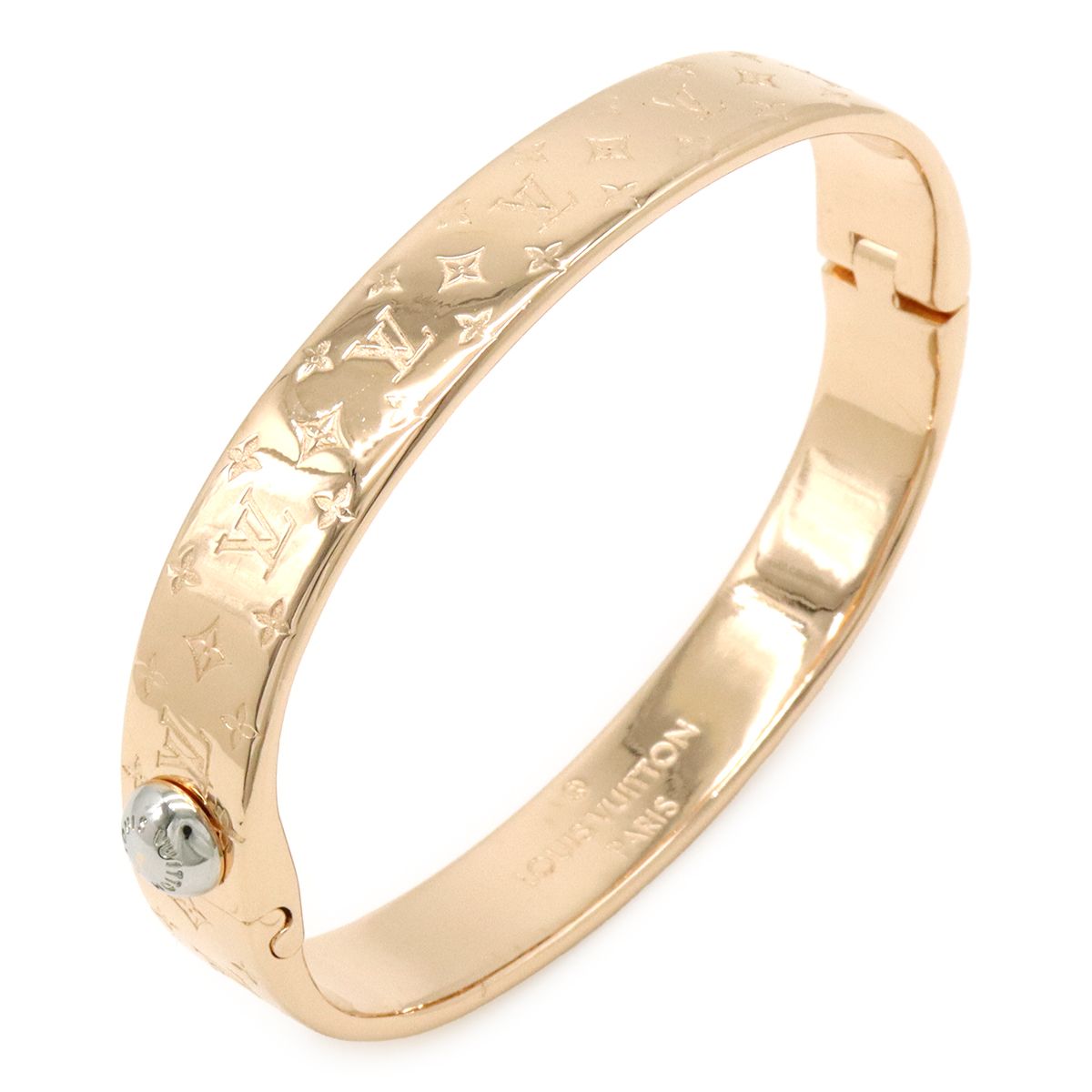 ルイヴィトン カフ ナノグラム バングル S ブレスレット LOUIS VUITTON（ルイ・ヴィトン） ブレスレット バングル M00254 カフ