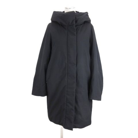 ユニクロ UNIQLO ハイブリッド ダウン コクーンコート M ブラック ■FF