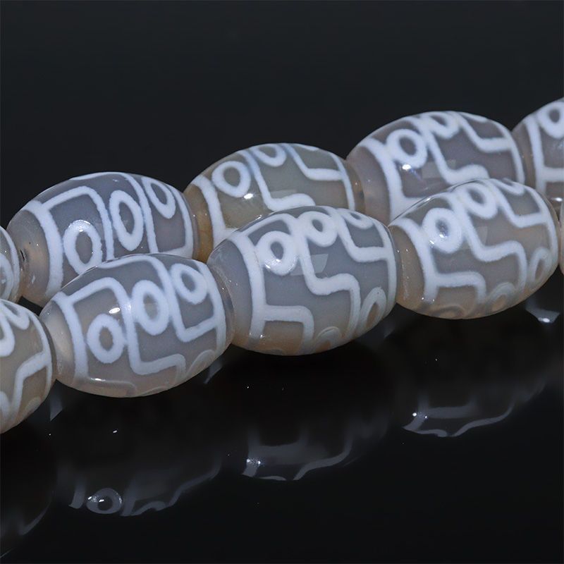 超激レア珍品　希少　財神天珠 風水 天珠8539 激レア!! 財神天珠（オレンジ色）☆超入手困難☆