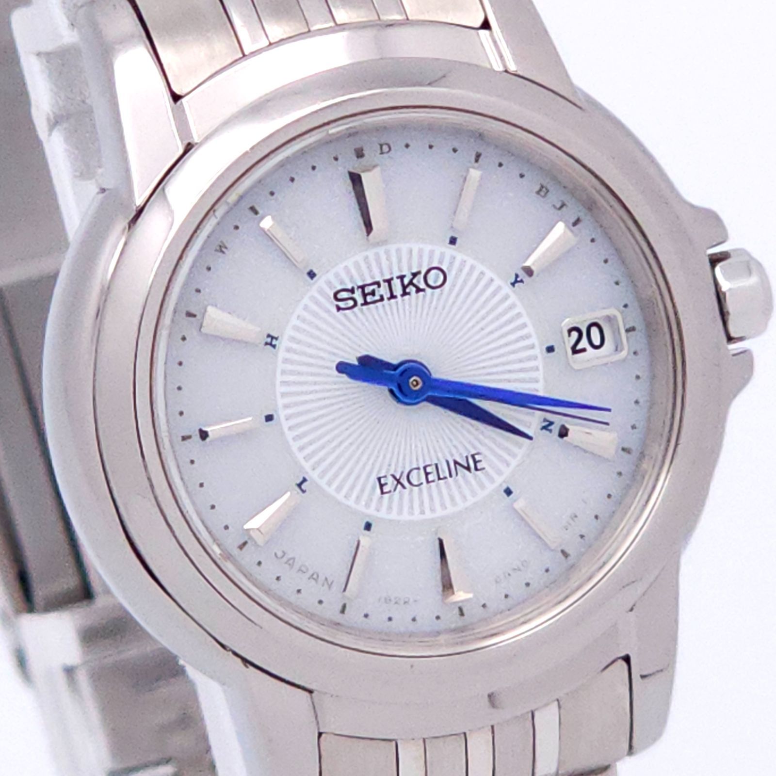 ☆良品 SEIKO セイコー エクセリーヌ 1B22-0AJ0 ソーラー電波 動作品