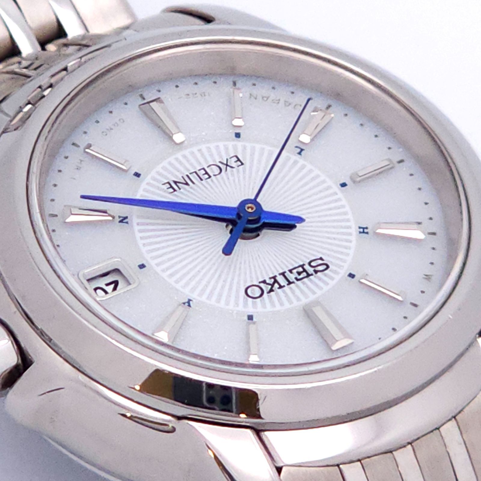 ☆良品 SEIKO セイコー エクセリーヌ 1B22-0AJ0 ソーラー電波 動作品