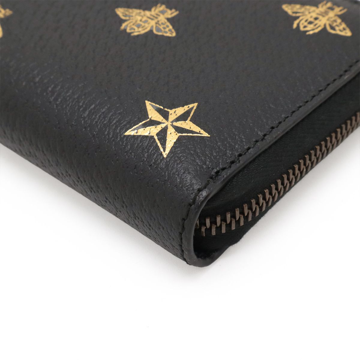GUCCI グッチ BEE STAR ビー&スター 蜂 ハチ 星 ラウンドファスナー 長