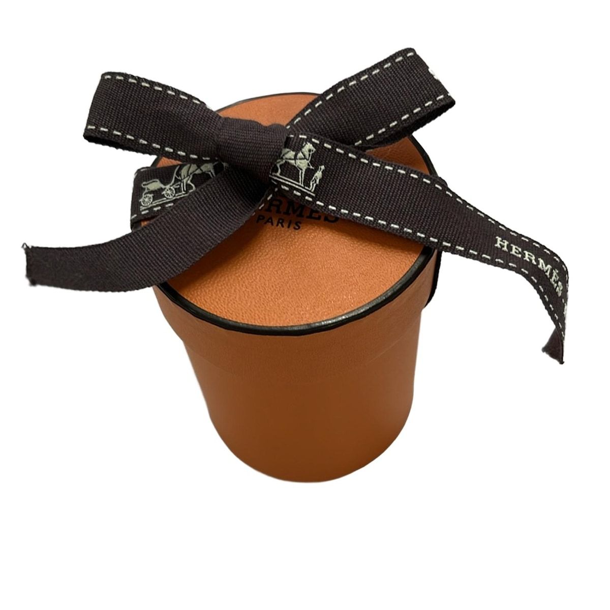 HERMES(エルメス) スカーフ新品同様 ツイリー グレージュ×黒×ブラン