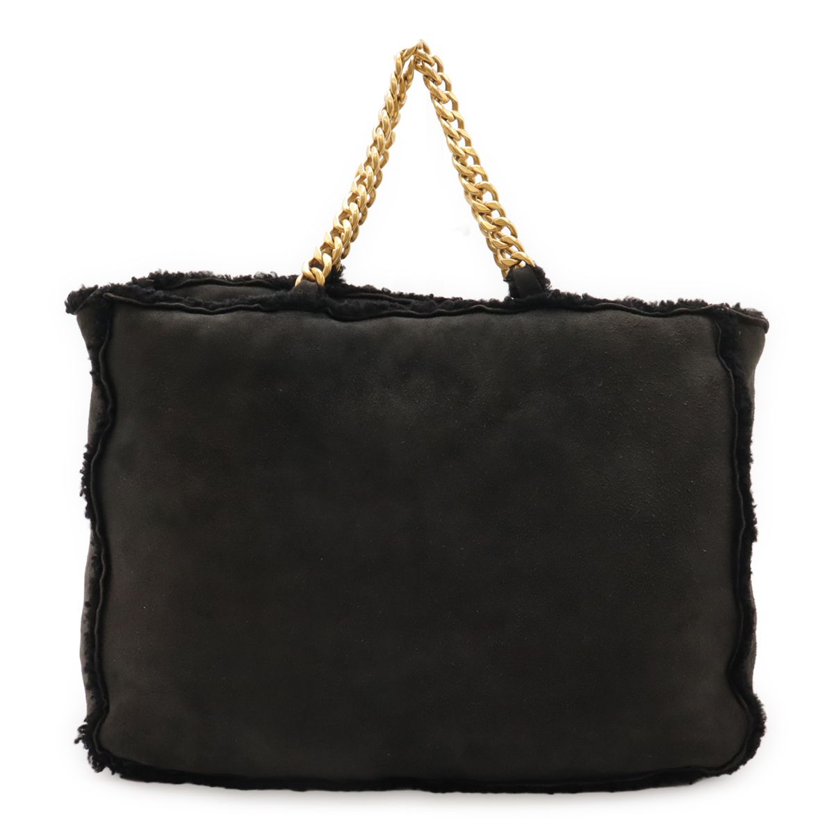 CHANEL シャネル ムートン チェーントート トートバッグ ハンドバッグ