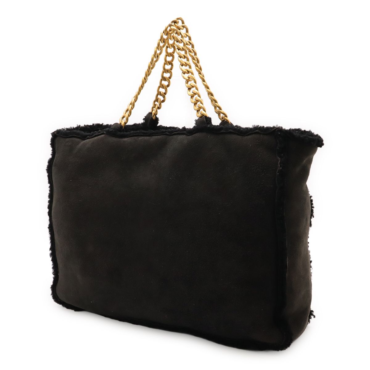 CHANEL シャネル ムートン チェーントート トートバッグ ハンドバッグ