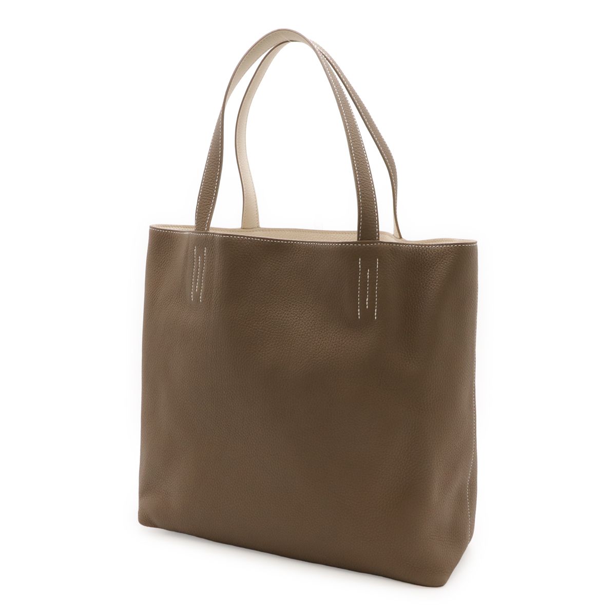 HERMES エルメス ドゥブルサンス36 リバーシブルモデル ブルー ブラウン HERMES エルメス ドゥブルセンス36 ドゥブルサンス トートバッグ
