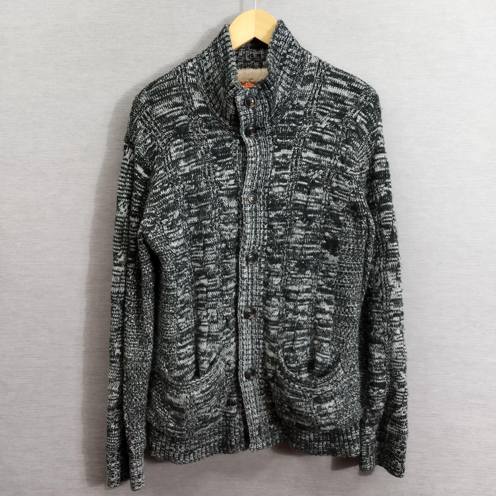 rhenium HIDEAWAYS レニウム ハイダウェイ ニコル 裏ボア カーディガン 