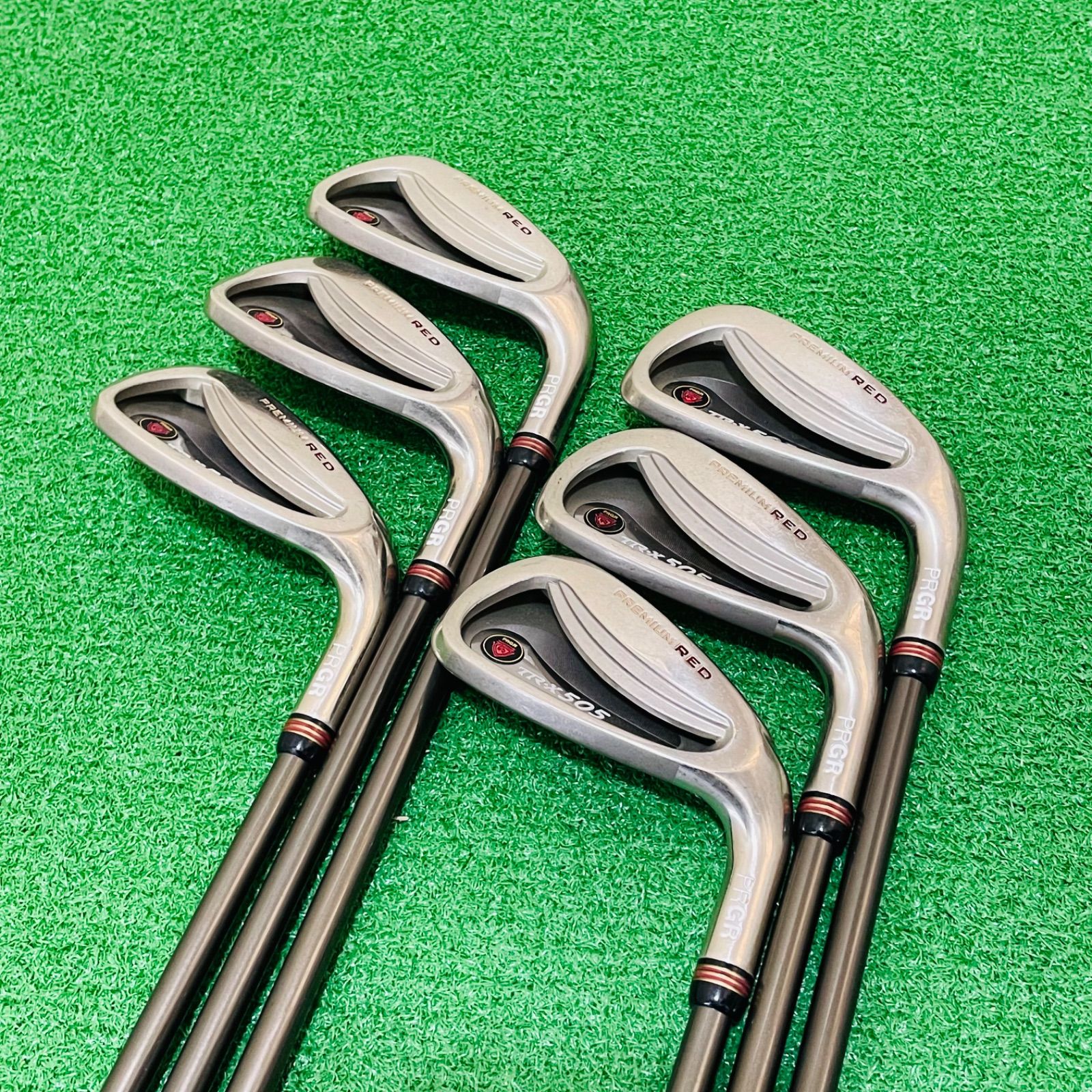 9558 PRGR PREMIUM RED TR-X 505 M-40 SR プロギア アイアン6本セット