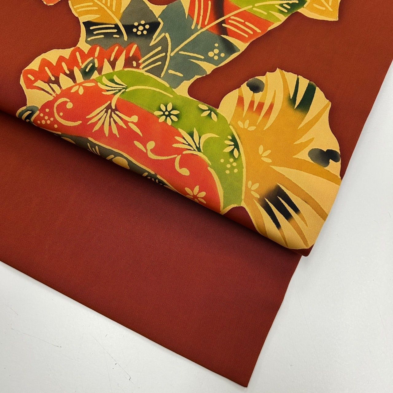 名古屋帯 塩瀬 型染 上品な染め 九寸 正絹 着物 MA-3361 - メルカリ