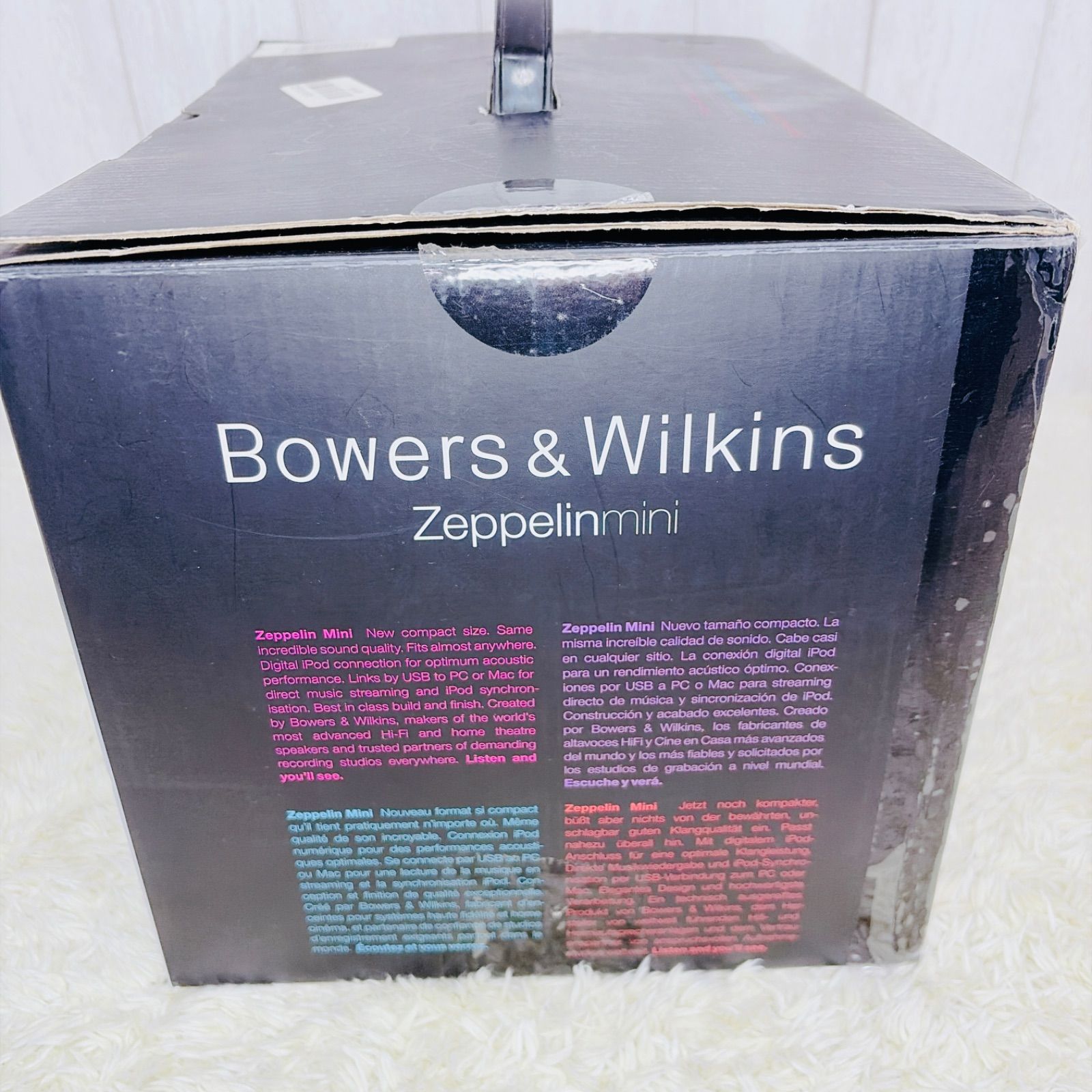 極美品】B&W Zeppelin Mini バウワースアンドウィルキンス