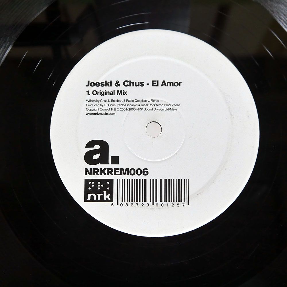 ジャンク,英 UK盤 JOESKI & CHUS/NRK REMASTERS 006/NRK SOUND