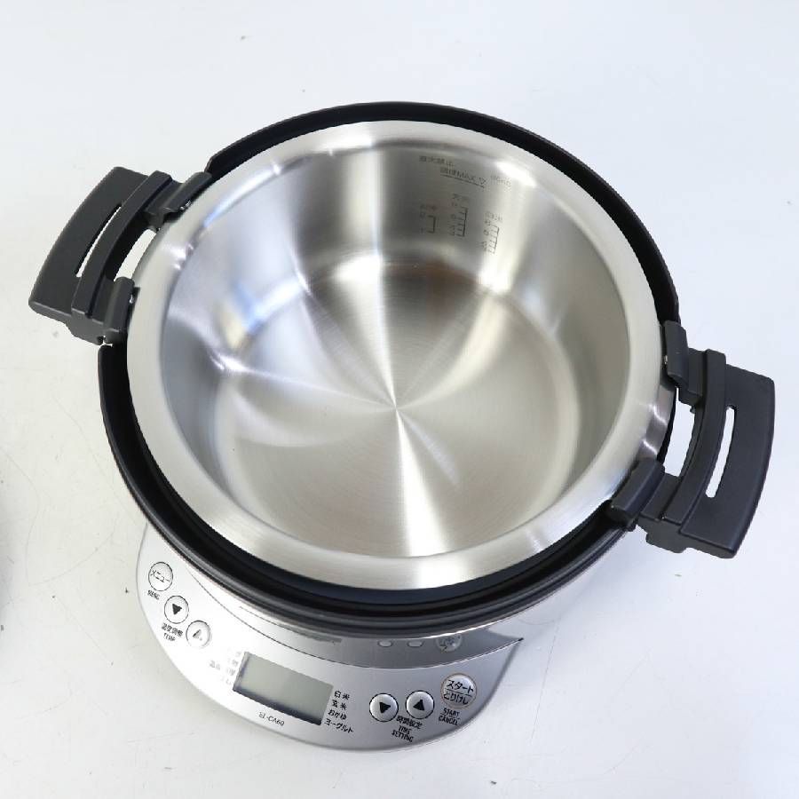 展示品 2025年製 象印 マルチクッカー 自動調理鍋 EL CA 60 蒸しカゴ 生活♥ ステンレス3層鍋 味がしっかり染み込む お手入れ簡単 21レシピ掲載の別冊レシピブック付き 343 v 04 保温調理鍋 鍋 グリル 調理器具