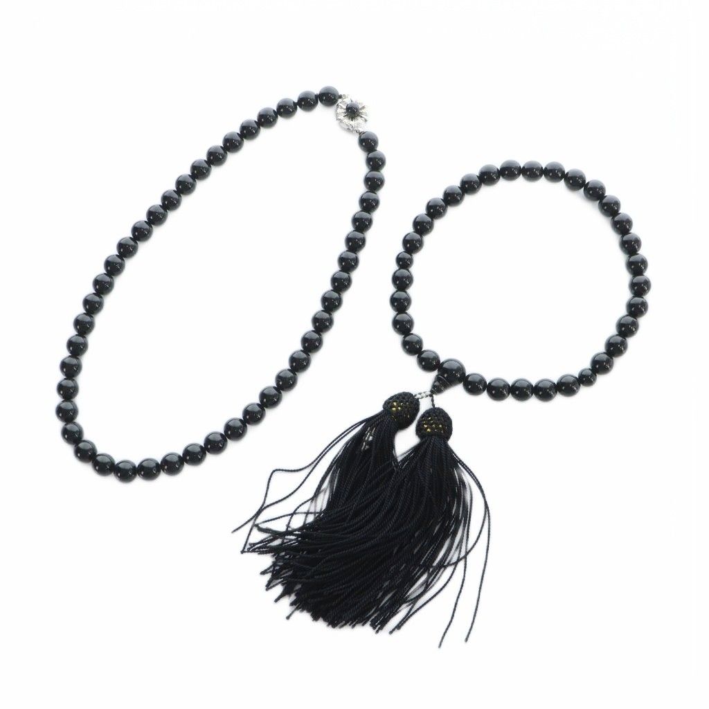 黒珊瑚 サンゴ ブラックコーラル ネックレス イヤリング 数珠