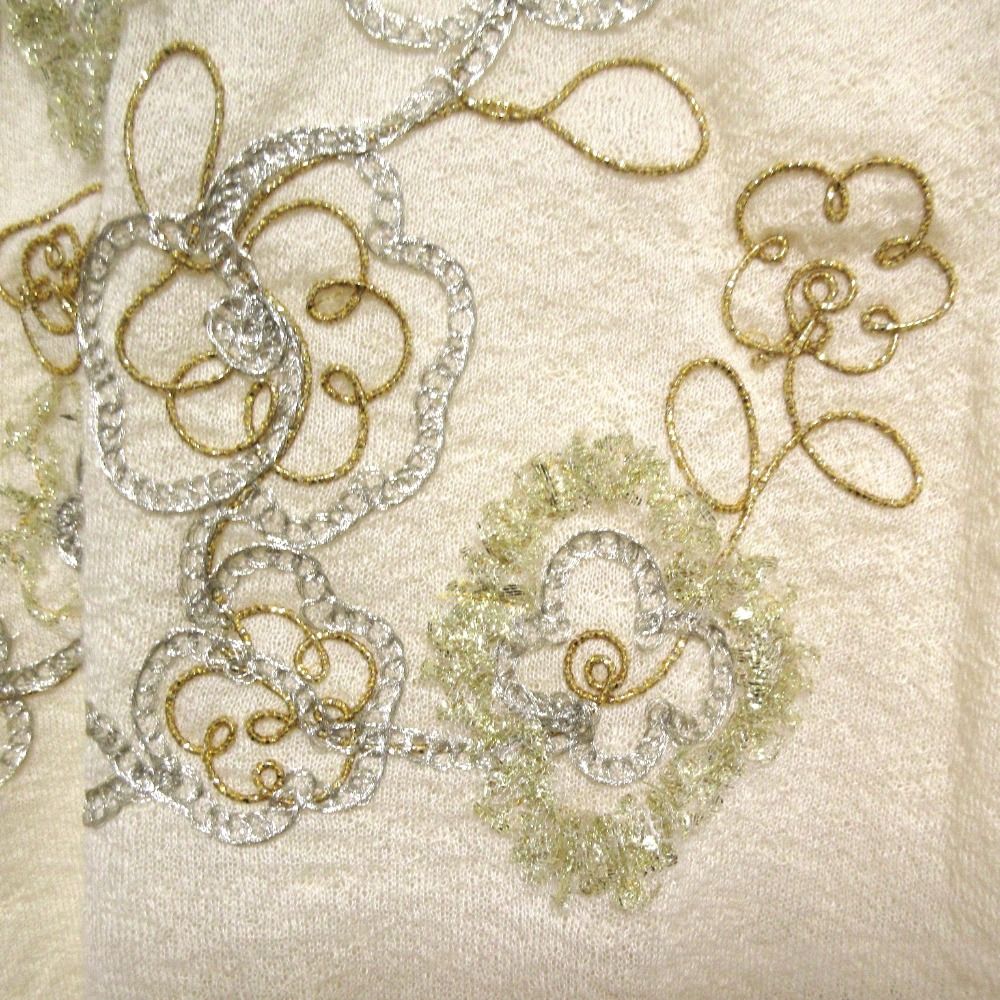 美品 tricot COMME des GARCONS トリココムデギャルソン コード刺繍