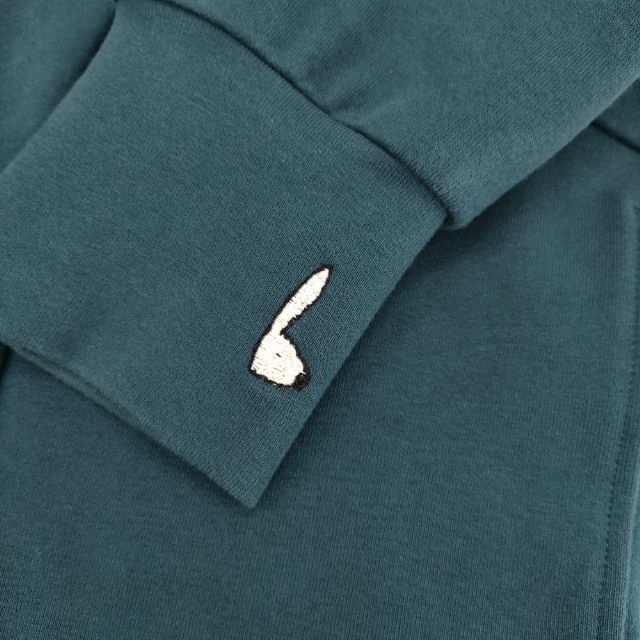 mina perhonen mousse ys8419 定価27500円 36 刺繍 ジップ パーカー