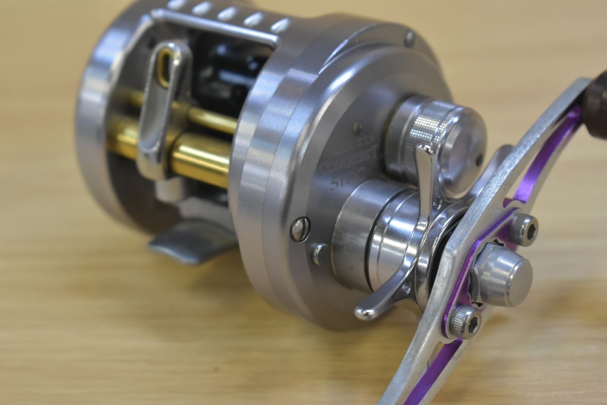 シマノ 11 カルカッタコンクエスト 51DC 左 ハンドルカスタム SHIMANO