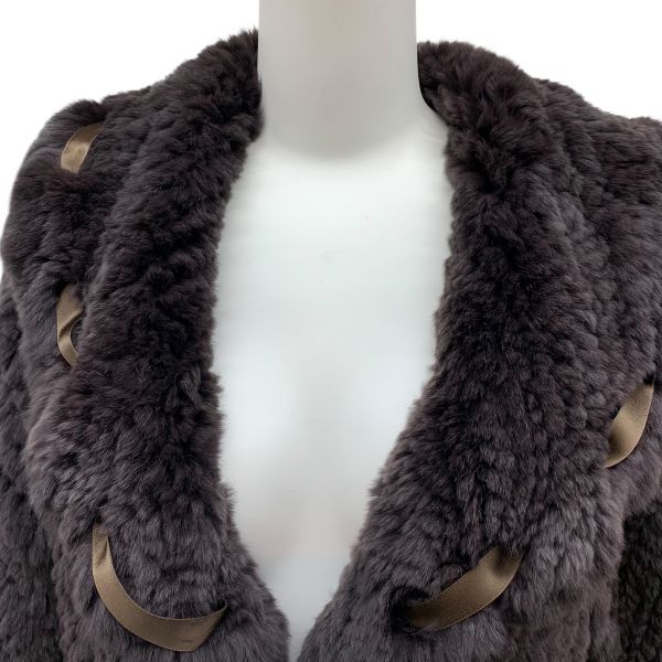 ◇ ブルマリン BLUMARINE アウター ファーコート 毛皮 五分袖 ショール