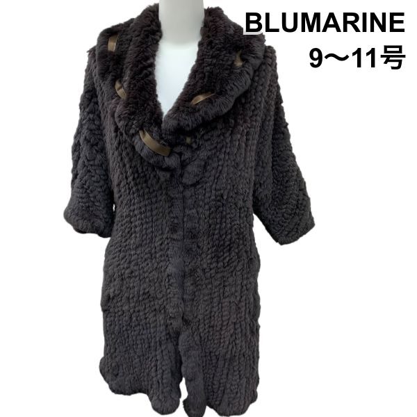 ◇ ブルマリン BLUMARINE アウター ファーコート 毛皮 五分袖 ショール