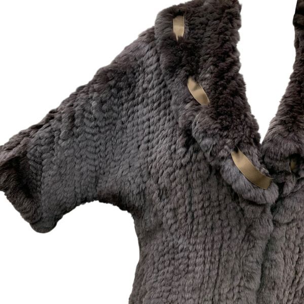 ◇ ブルマリン BLUMARINE アウター ファーコート 毛皮 五分袖 ショール