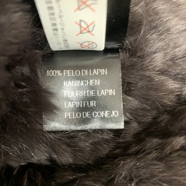 ◇ ブルマリン BLUMARINE アウター ファーコート 毛皮 五分袖 ショール