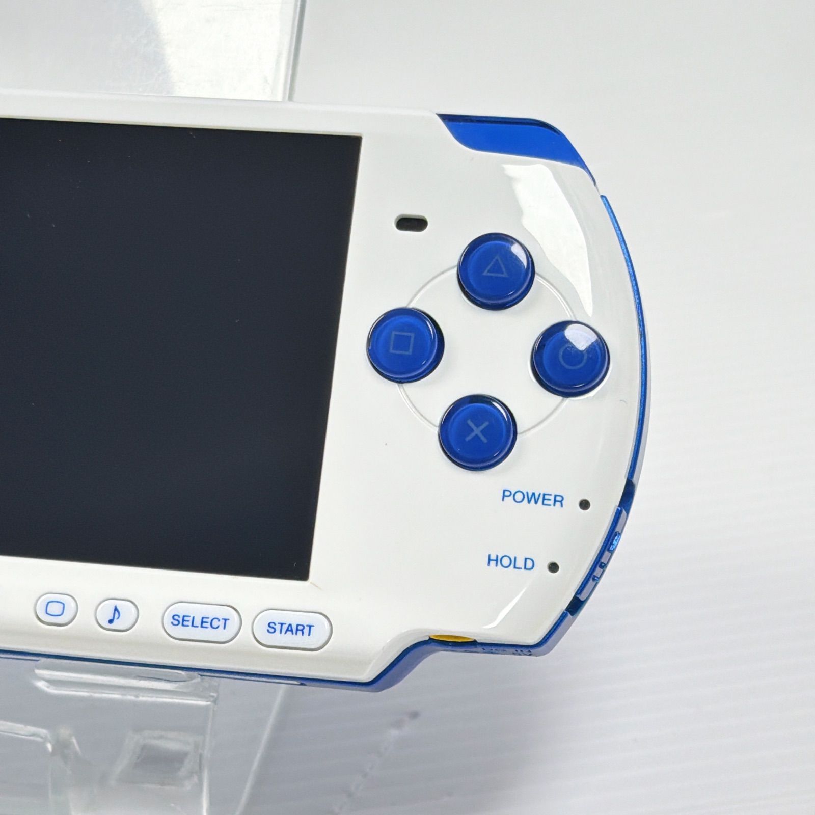 美品 PSP 3000 ホワイトブルー 遊べるセット 動作確認済み FW6.60 中期