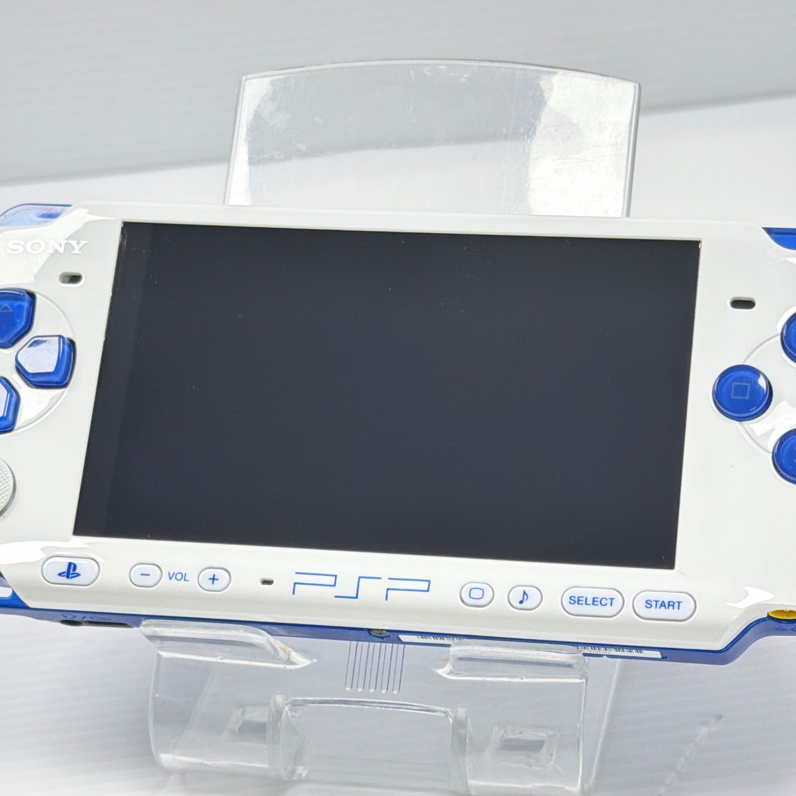 美品 PSP 3000 ホワイトブルー 遊べるセット 動作確認済み FW6.60 中期