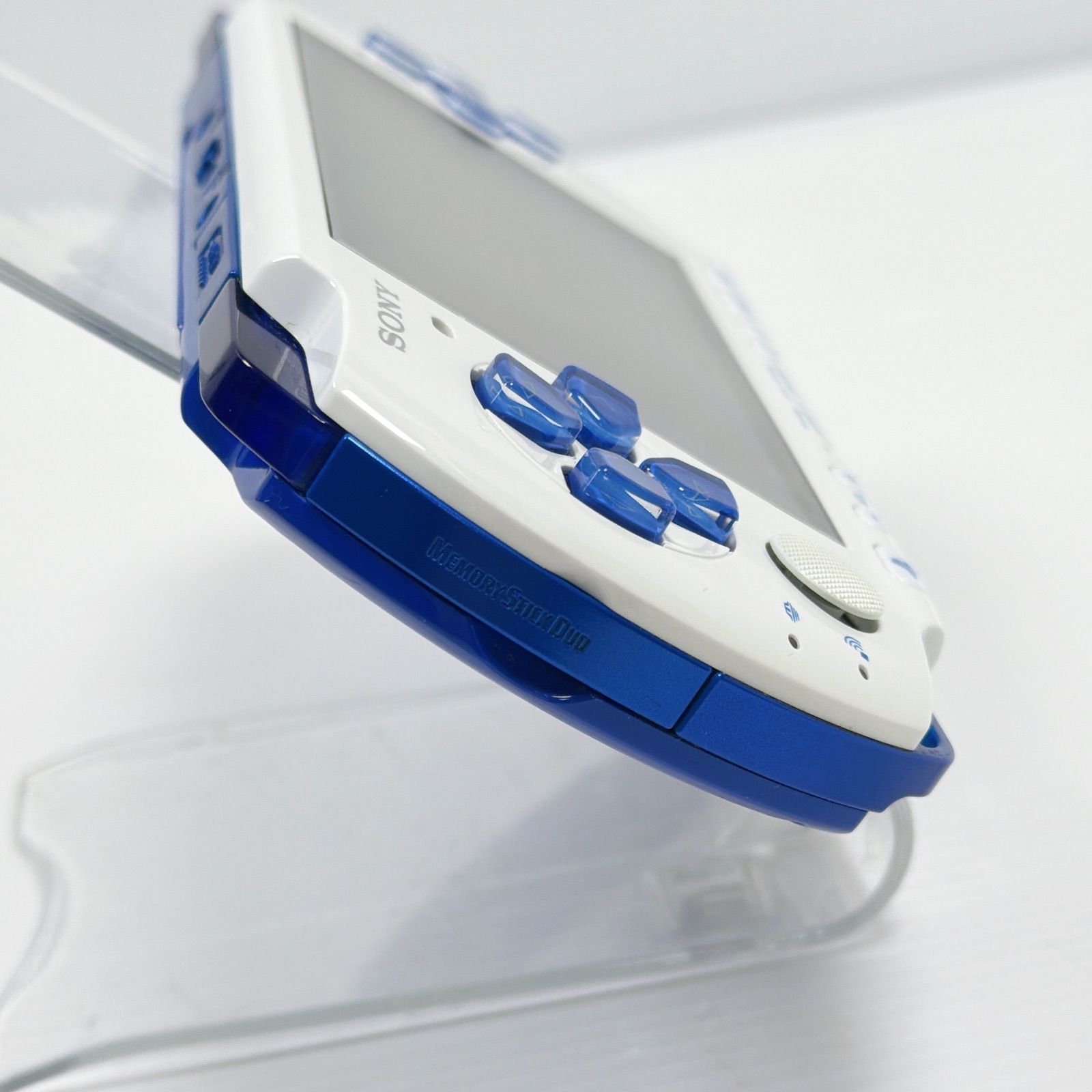 美品 PSP 3000 ホワイトブルー 遊べるセット 動作確認済み FW6.60 中期 