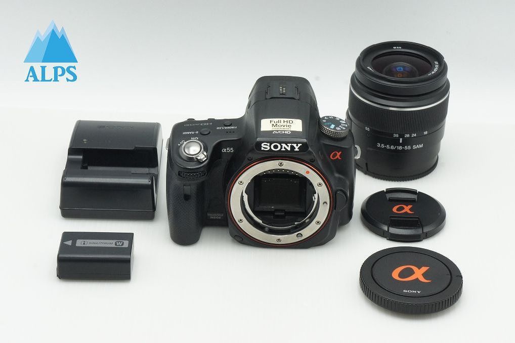 SONY ソニー α55 + DT 18-55mm F3.5-5.6 デジタル一眼レフカメラ