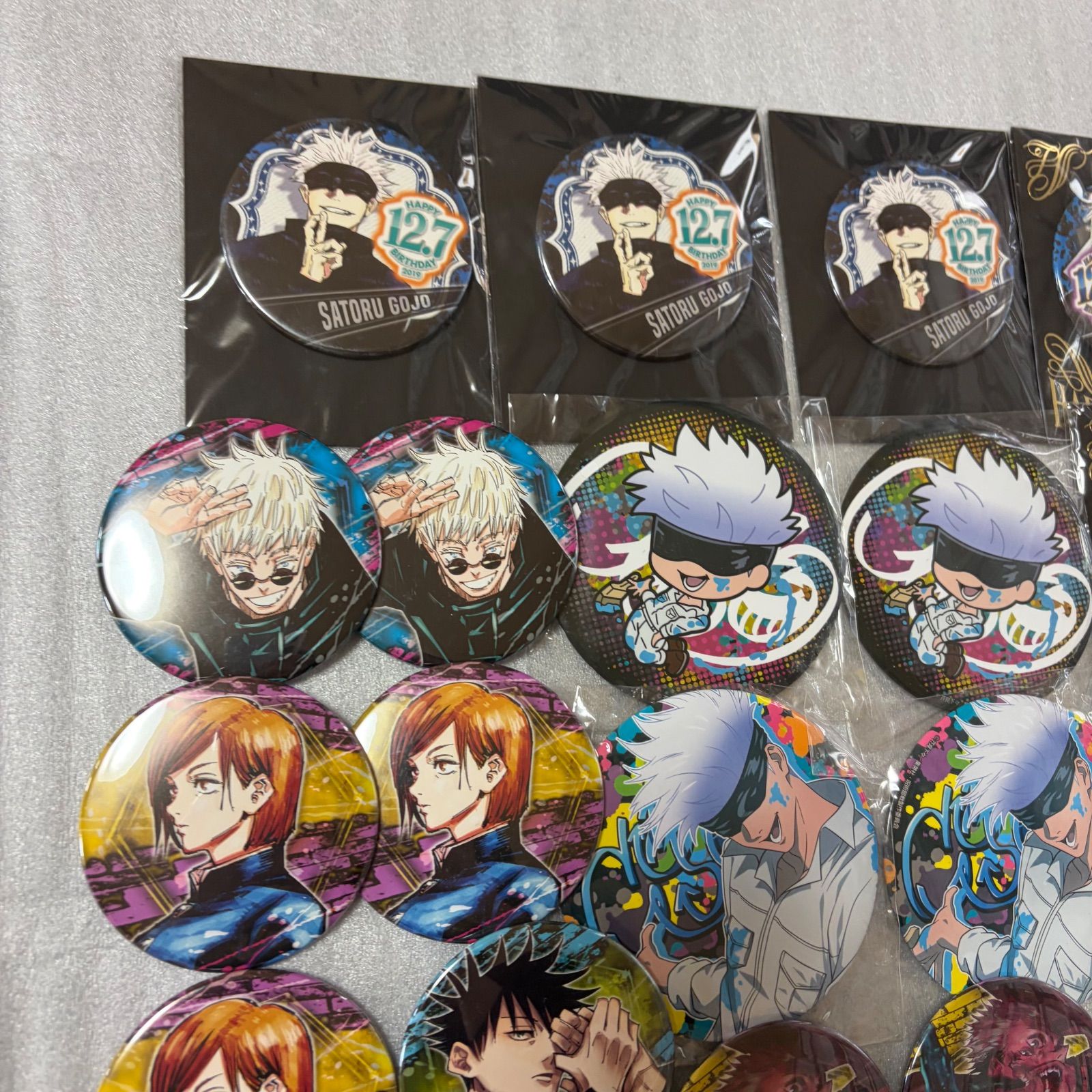 五条悟 バースデー缶バッジ 2019 まとめ売り 呪術廻戦 バースデイ 缶バッジ 2019 五条悟 40個セット 原作