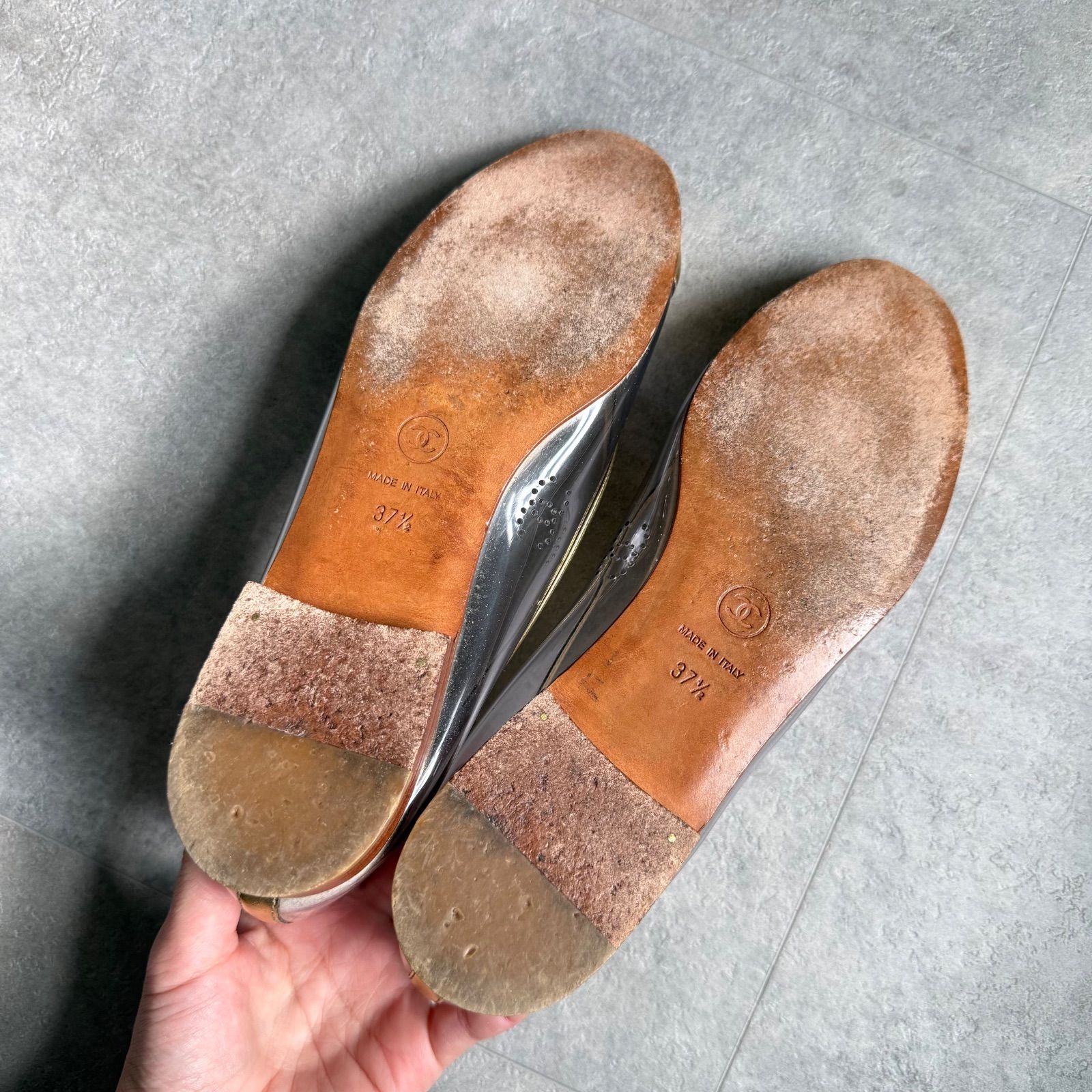 CHANEL シャネル ココマーク バレエシューズ フラットシューズパンプス