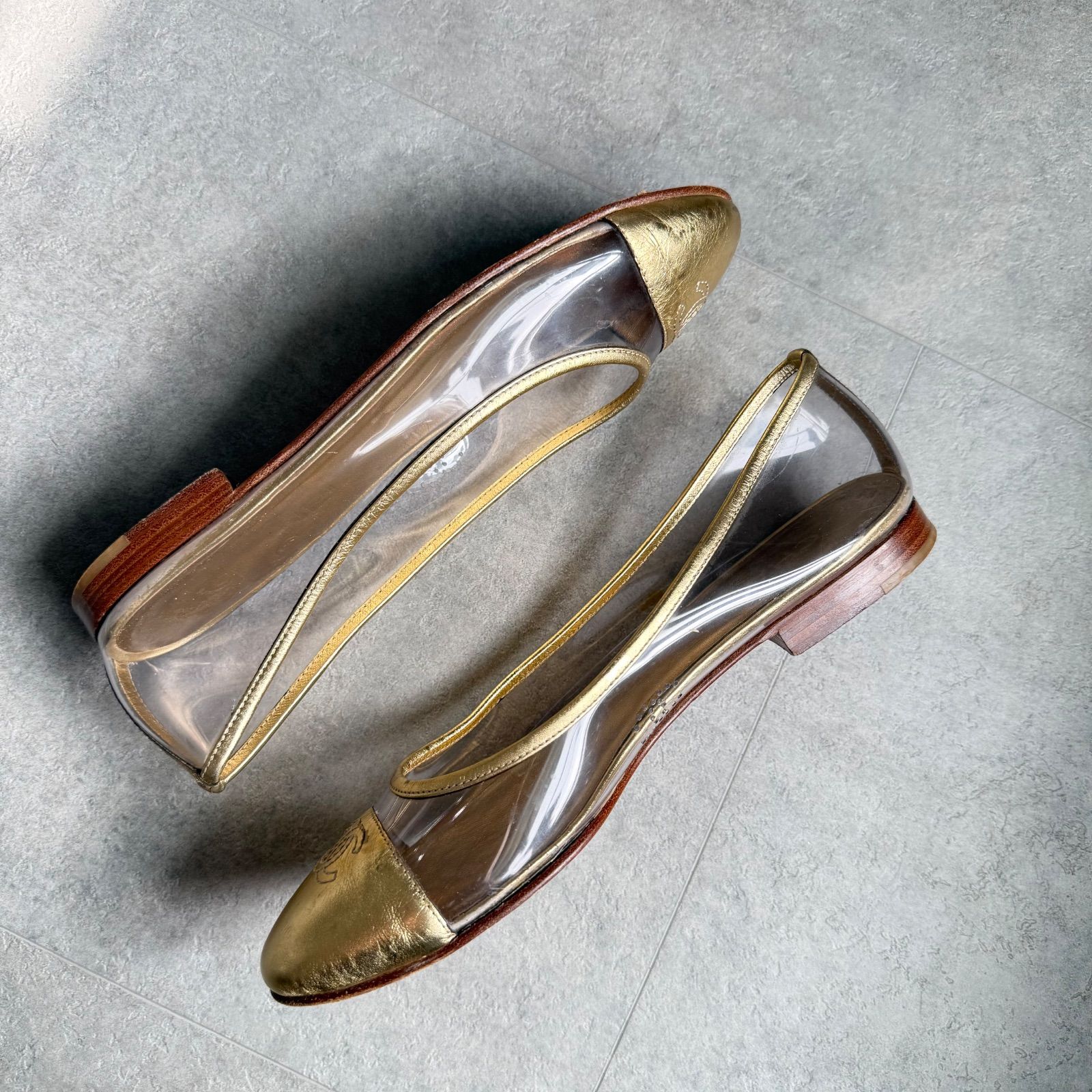 CHANEL シャネル ココマーク バレエシューズ フラットシューズパンプス