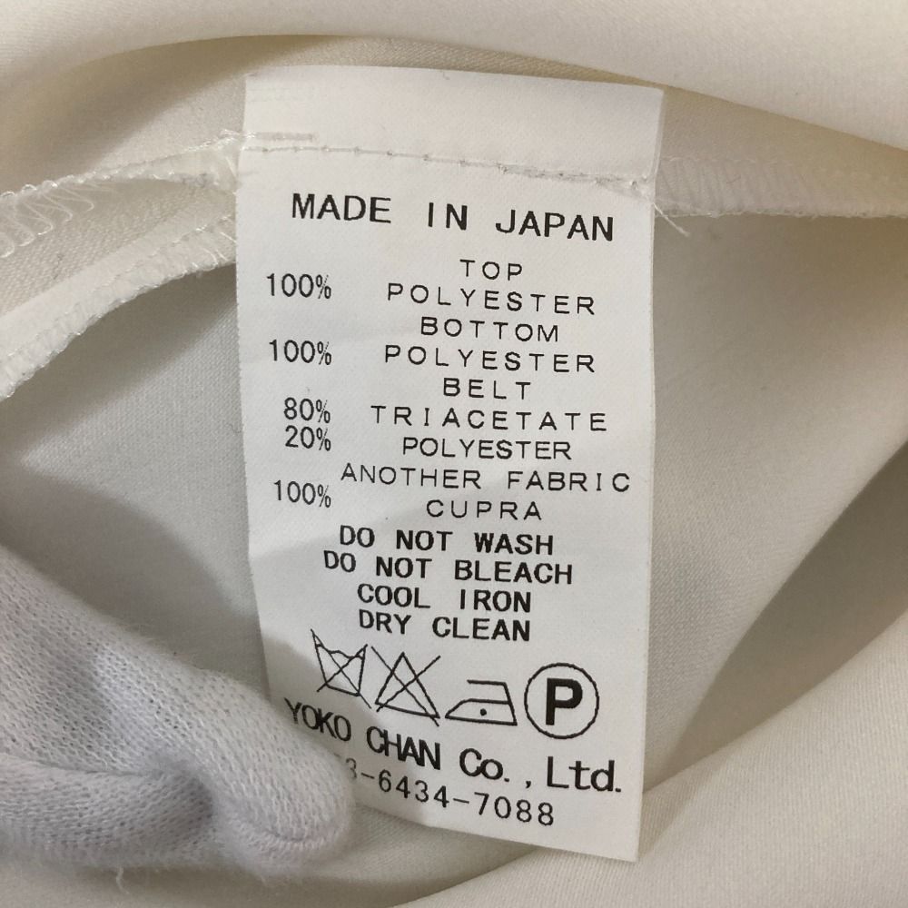 美品 YOKO CHAN ヨーコチャン バックスリット オールインワン 38サイズ