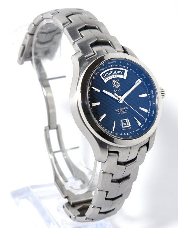  TAG HEUER タグホイヤー リンク キャリバー5 デイデイト WJF2010 BA0592 自動巻き メンズ 薄手ニット 自動巻き時計 腕時計(アナログ)