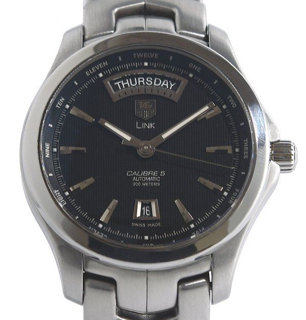 TAG HEUER タグホイヤー リンク キャリバー5 デイデイト WJF2010 BA0592 自動巻き メンズ