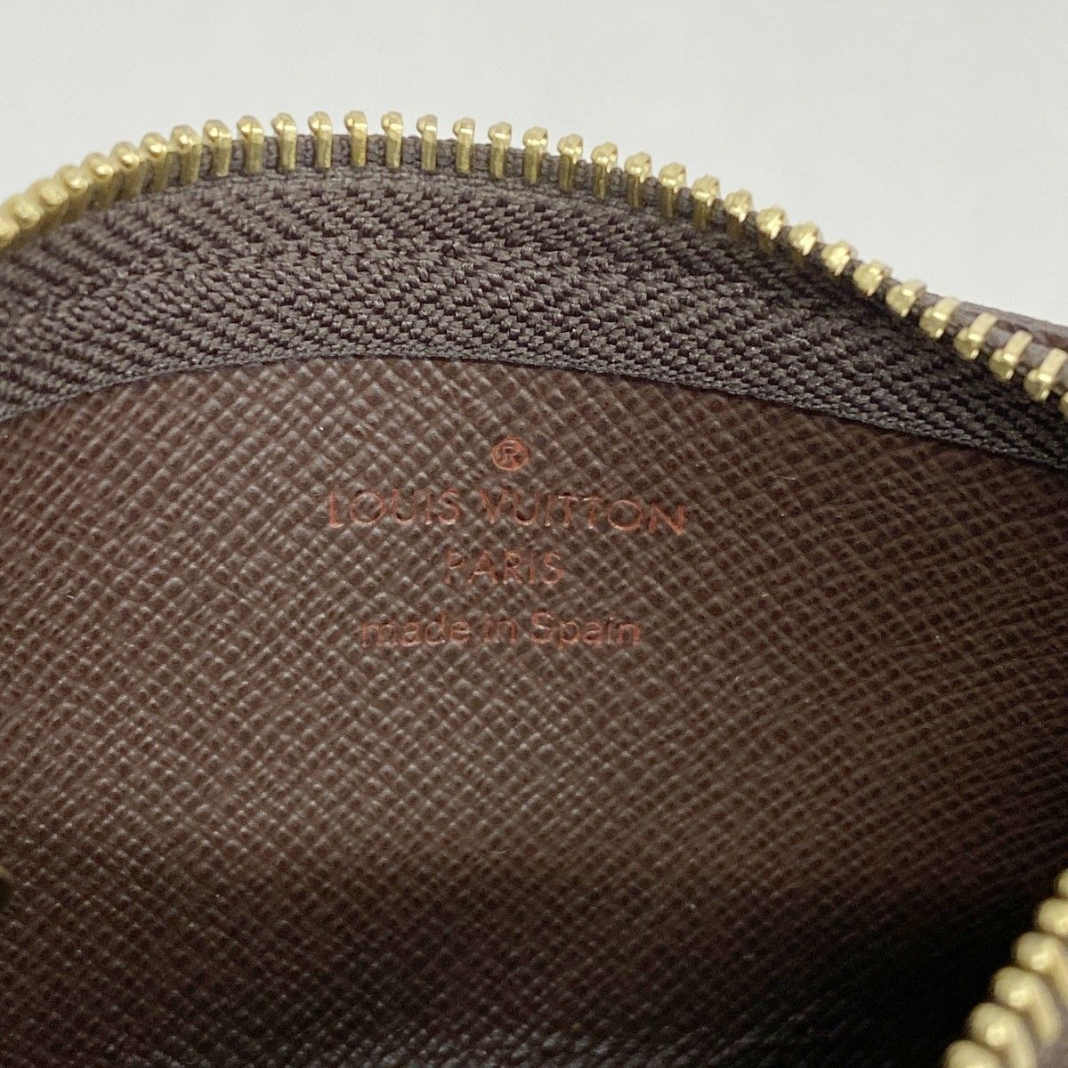 6ac3051-k】ルイヴィトン コインケース ダミエ ポシェットクレ N62658