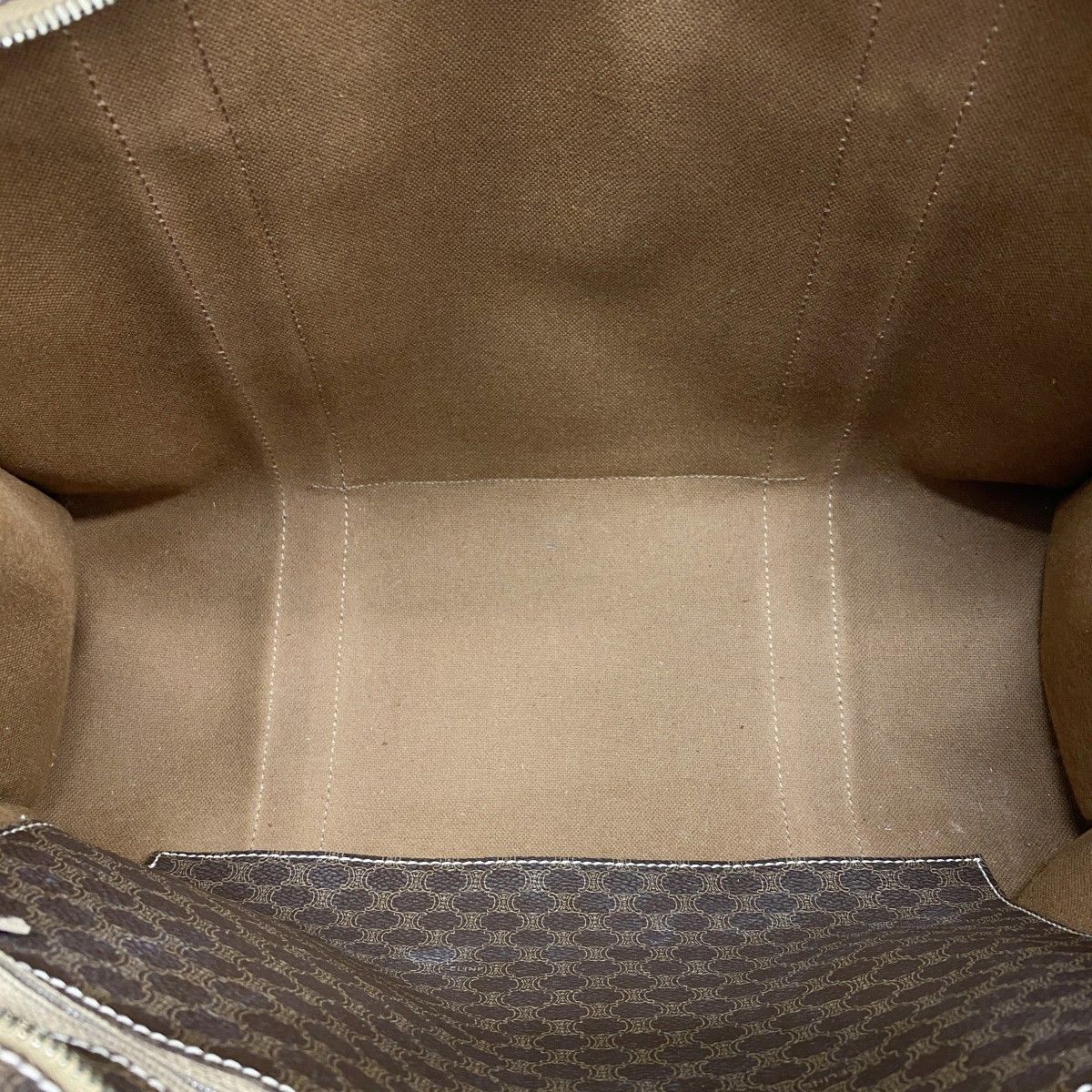 6ac3045-k】セリーヌ ショルダーバッグ マカダム PVC ブラウン  