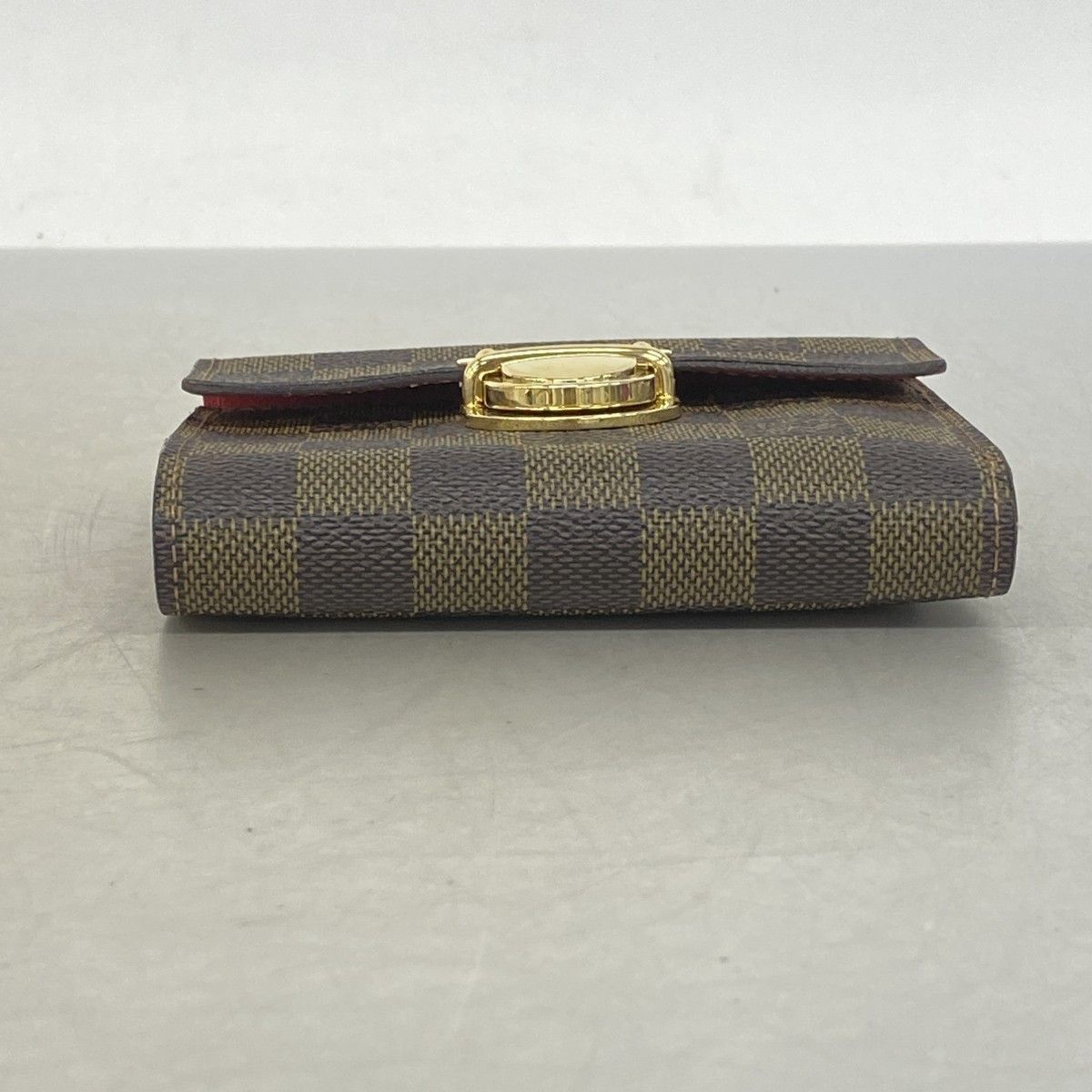 6ad3223】ルイヴィトン 三つ折り財布 ダミエ ポルトフォイユコアラ