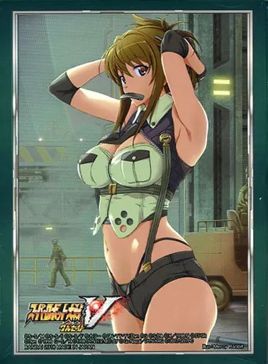 サプライ 如月千歳 スリーブ スーパーロボット大戦V クルセイド ムパッケージ～決戦の青き星々～ ムバンダイ 同梱品