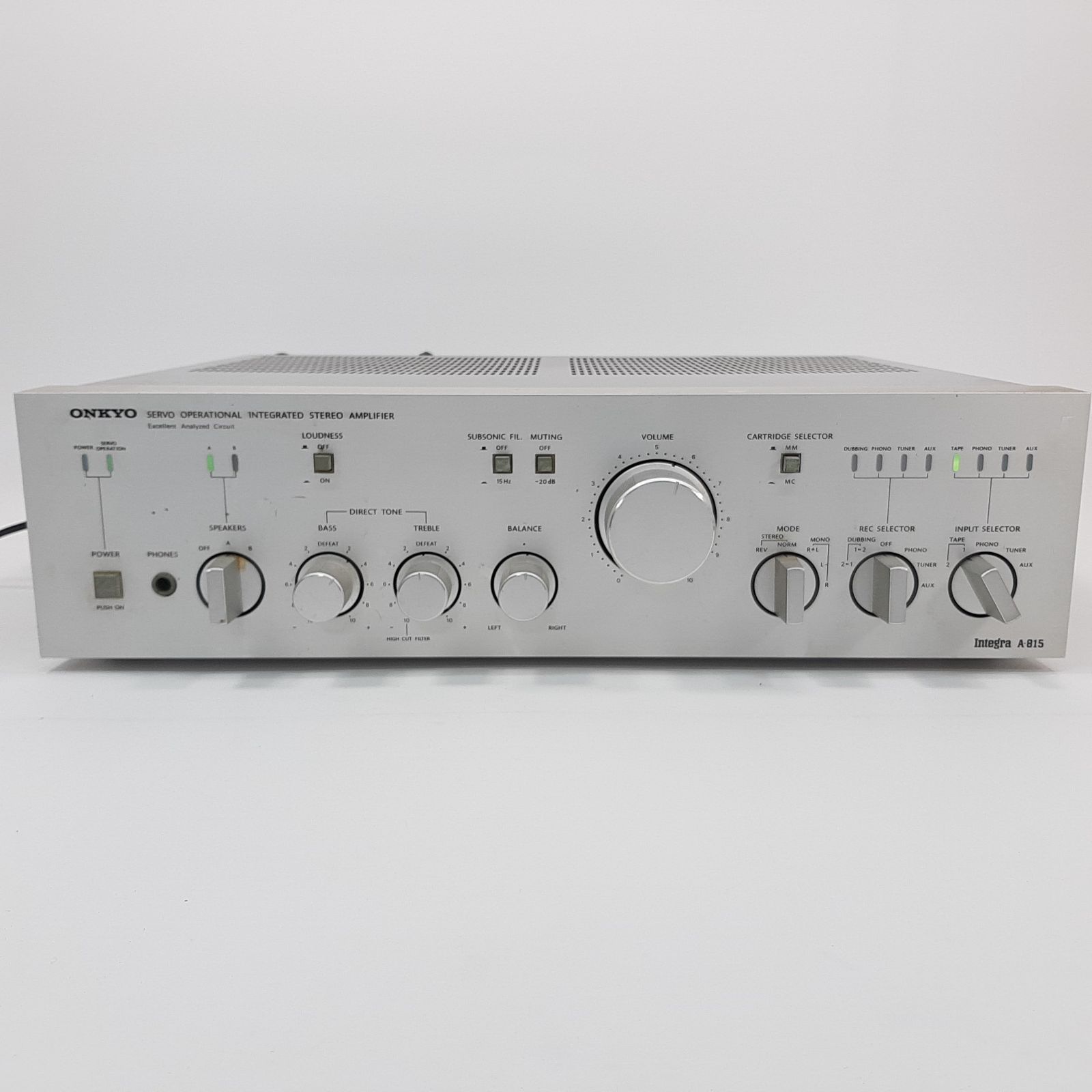 ONKYO プリメインアンプ Integra A-815 現状品 - メルカリ