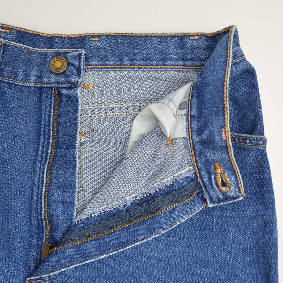 WRANGLER】〜80s 刺繍デニムパンツ - メルカリ