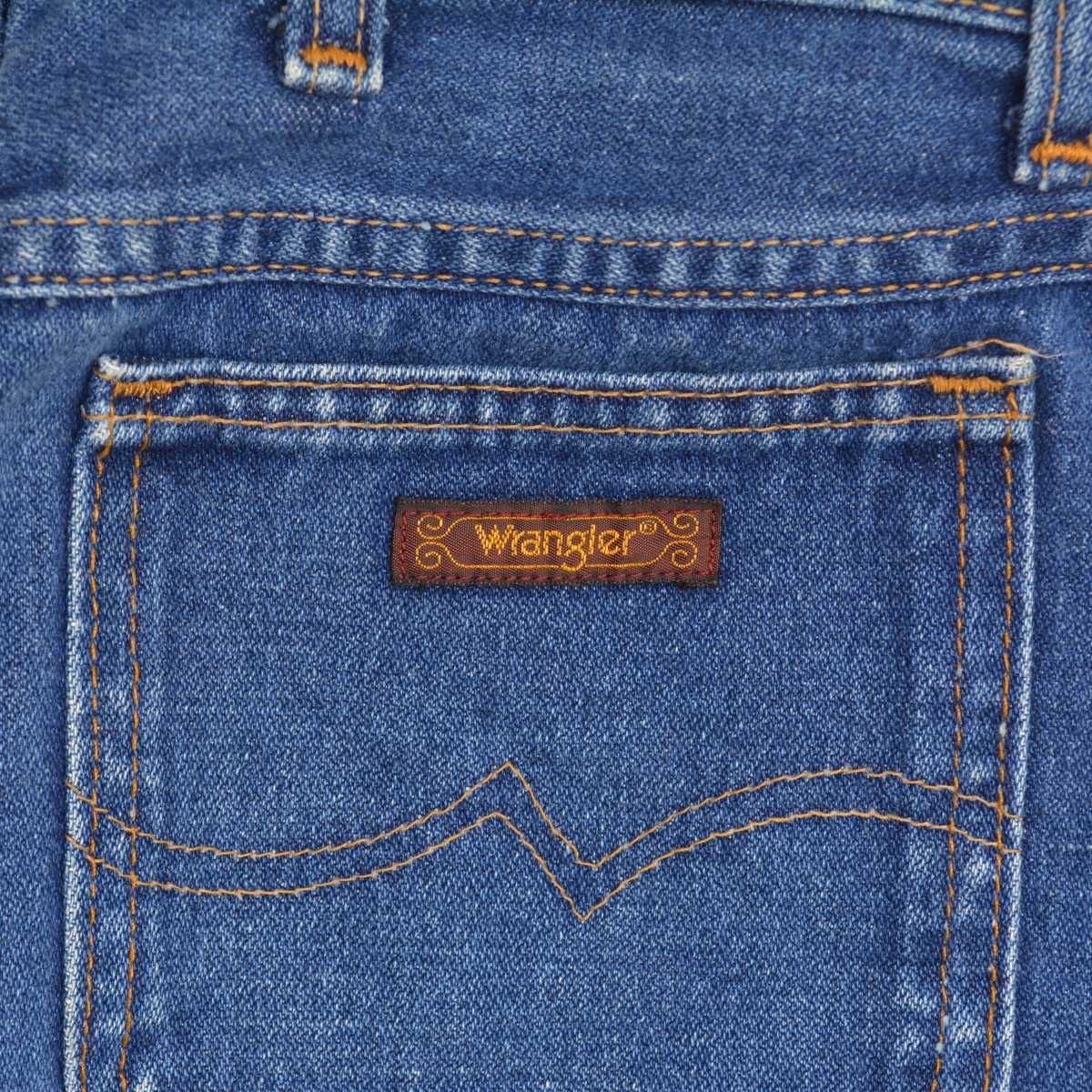 【WRANGLER】〜80s 刺繍デニムパンツ WRANGLER】〜80s 刺繍デニムパンツ - メルカリ