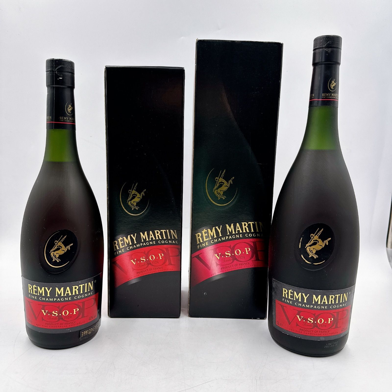 レミーマルタン2点セット REMYMARTIN FINE CHAMPAGNE COGNAC V.S.O.P