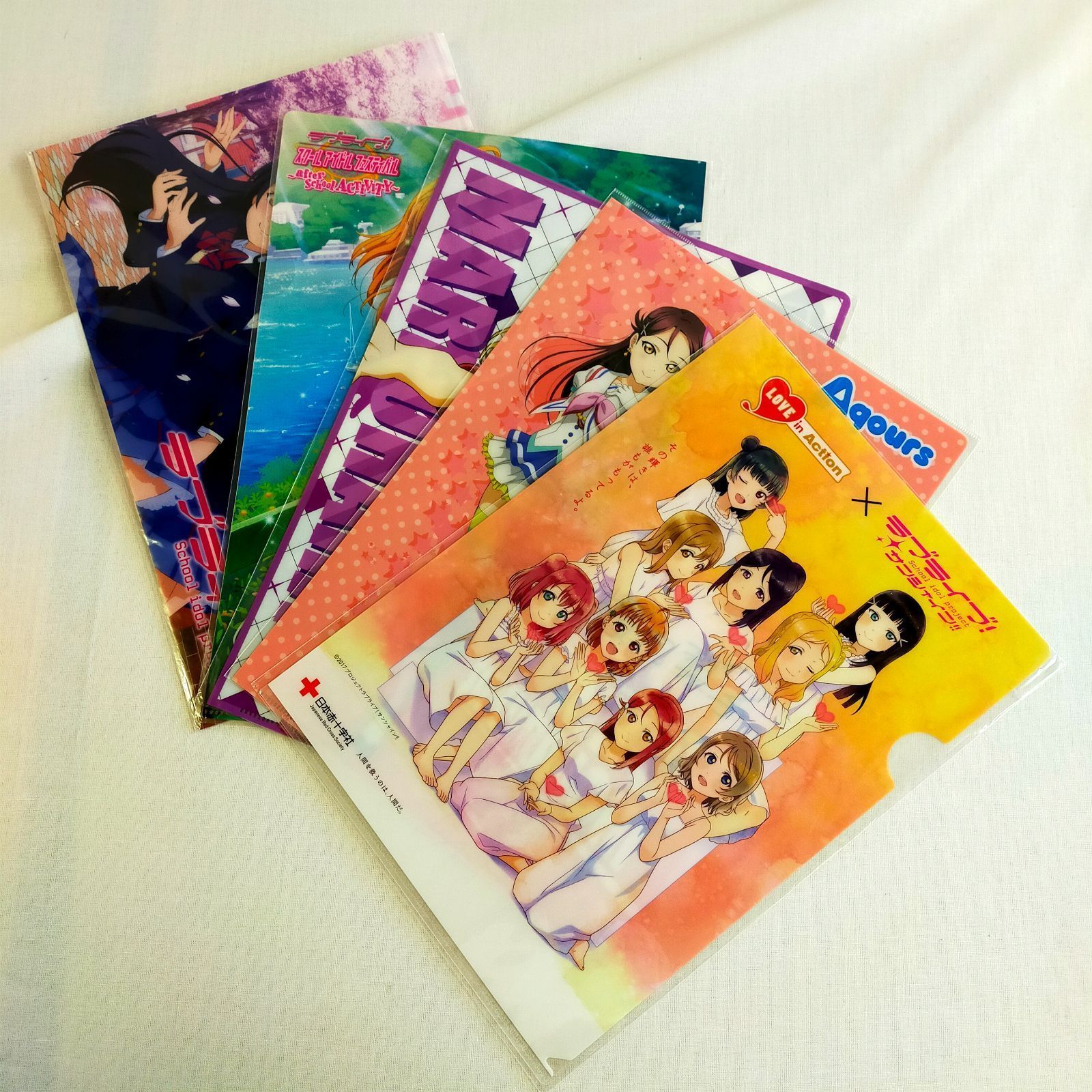 ラブライブA4クリアファイル5枚セット〈5500029〉 - メルカリ