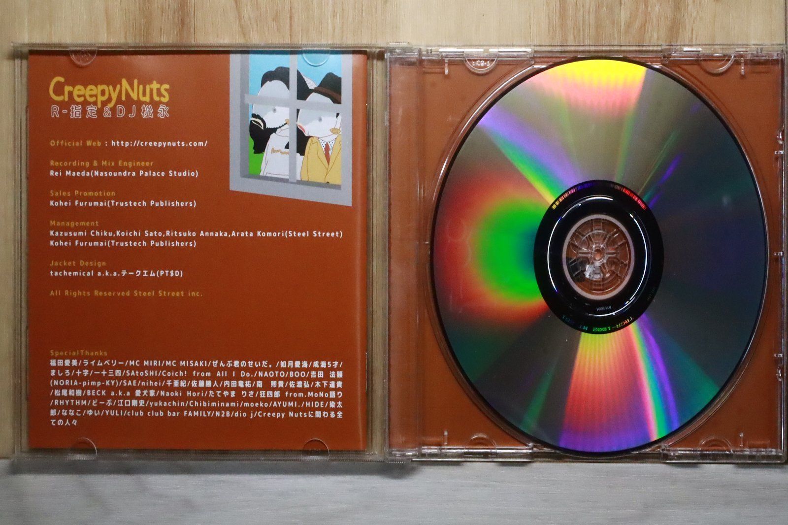 国内盤CD☆Creepy Nuts(R-指定&DJ松永)/□ たりないふたり 【TRGR1002